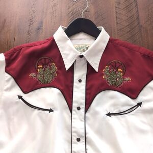 ROPER MENS LONG SLEEVE SNAP POLY RAYON TWILL